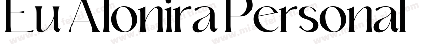 Eu Alonira Personal字体转换